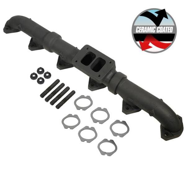 BD Diesel 93-98 Caterpillar 3406E / 99-03 C15 Non-Acert CAT T6 Ceramic Coated Exhaust Manifold